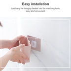 Bathroom Rack Wall-mounted Suction Cup Free Punch Storage Box Washstand Toothbrush Toothpaste Rack — view 4
