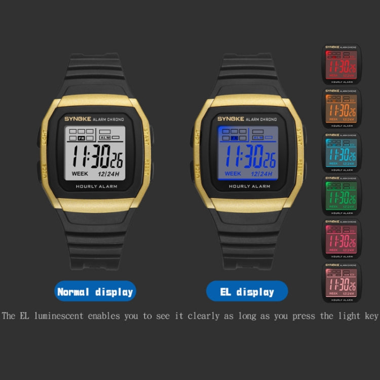 SYNOKE 9023B Multifunctional Sports Shockproof & Waterproof Electronic Watch