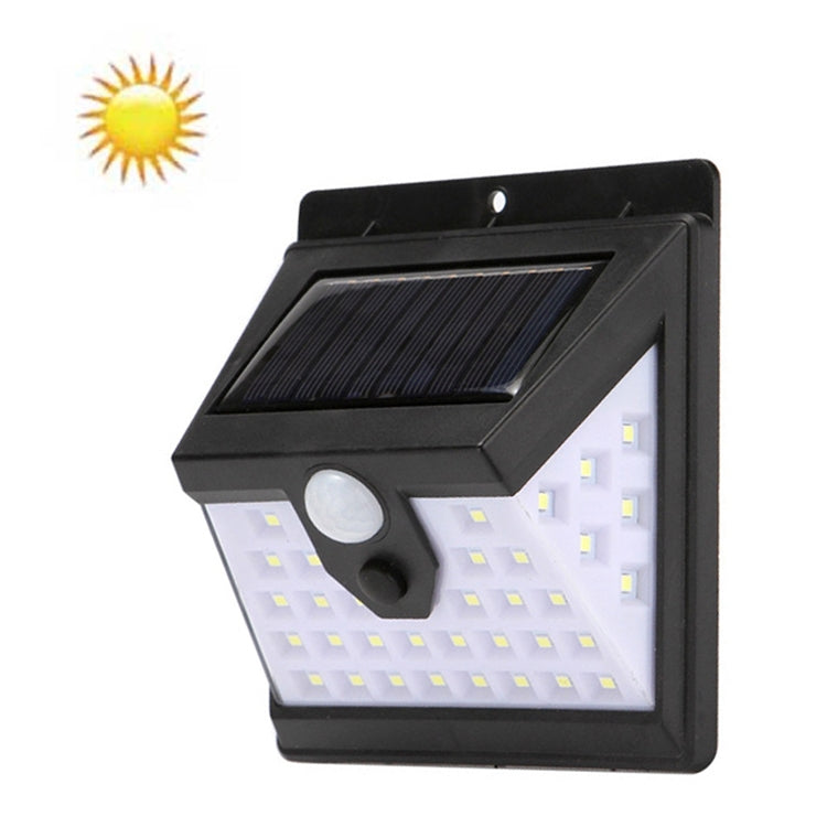s Solar Outdoor Body Induction Lamp IP65 Waterproof Wall Street Light, 40 LED