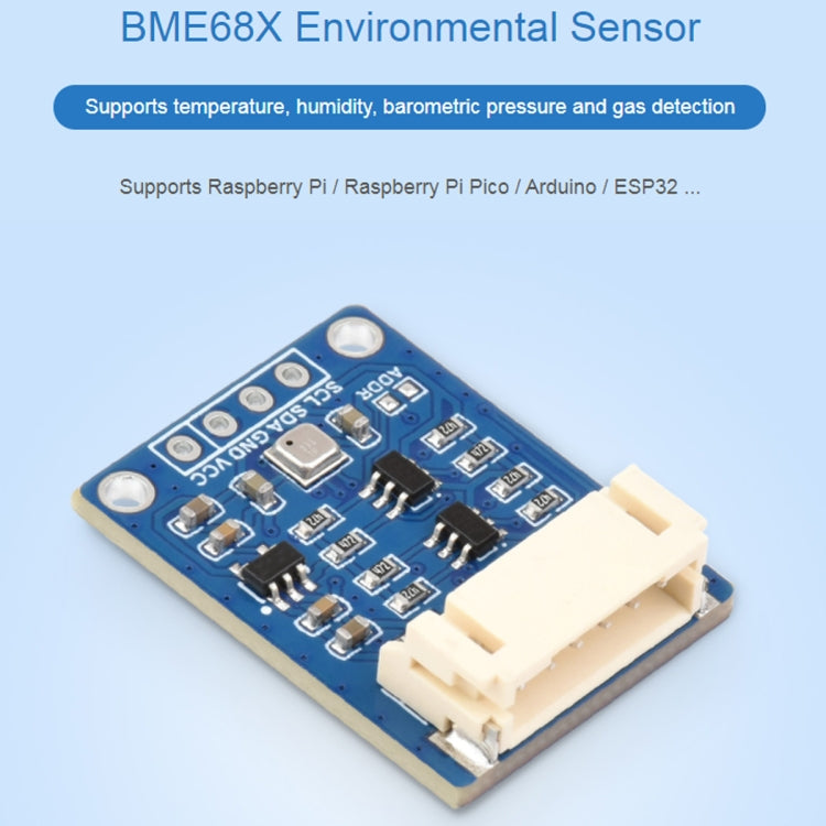 Environmental Sensor Supports Temperature / Humidity / Barometric Pressure / Gas Detection