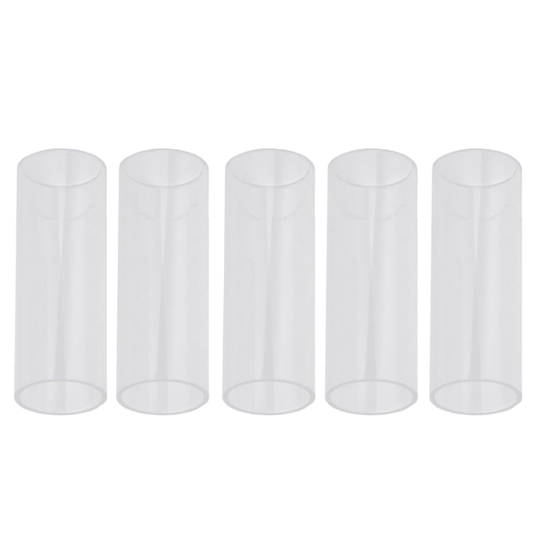 5PCS Acrylic Guitar Slide Tube Folk Slide Block