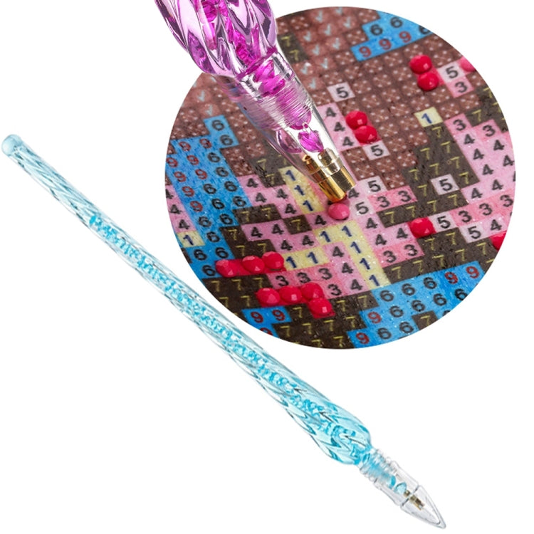 Diamond Painting Pen DIY Cross Stitch Embroidery Crafts Sewing Diamond Painting Tool — Purple