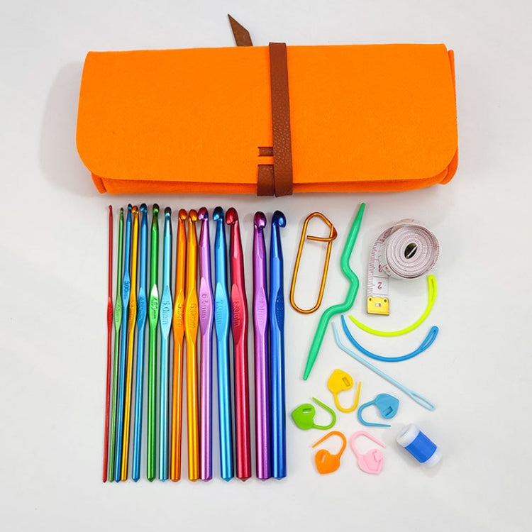 Color Alumina Single Head Crochet Handmade DIY Knitting Tool Material, 33 PCS/Set — 27 PCS/Set