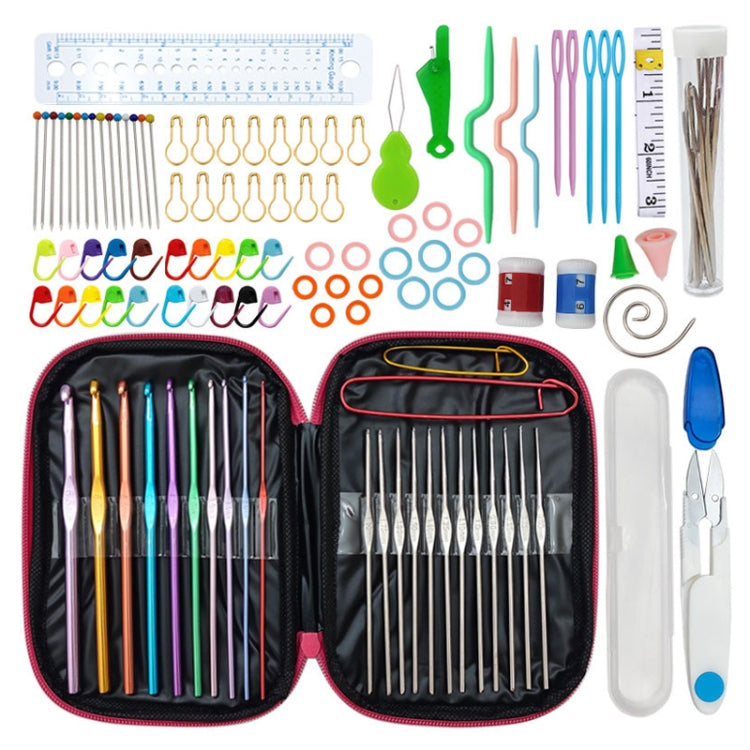 Color Alumina Single Head Crochet Handmade DIY Knitting Tool Material, 33 PCS/Set — 119 PCS/Set