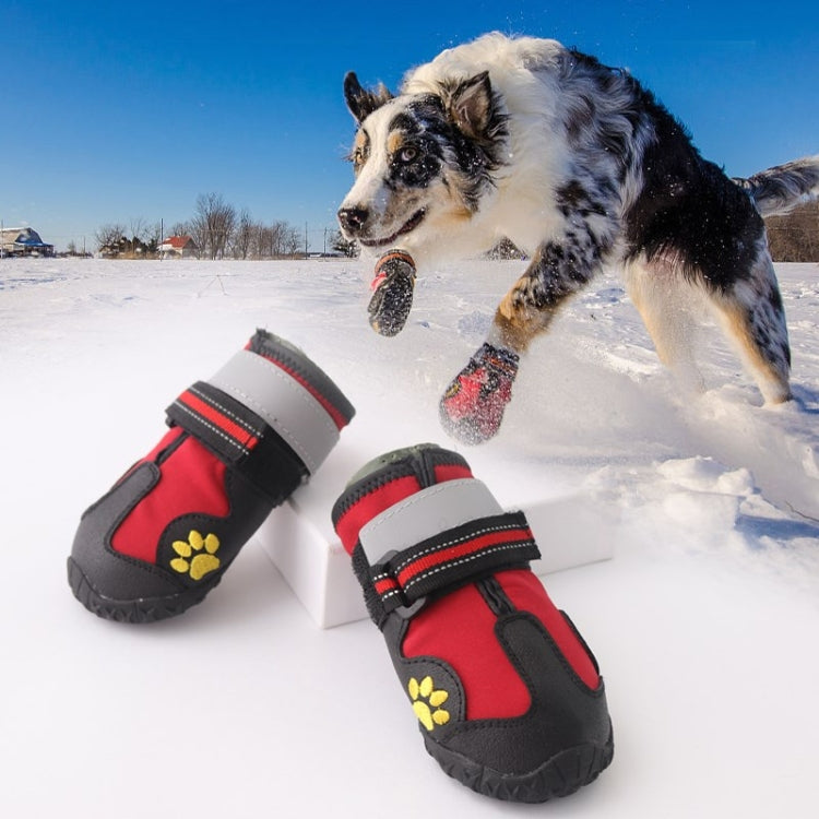 4 in 1 Autumn Winter Pet Dog Foot Cover Waterproof Shoes — view 15