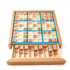 Sudoku Nine Square Grid Game Board Children Logical Thinking Puzzle Board Game — Blue