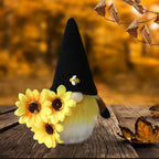 Sunflower Faceless Doll Ornaments — Black
