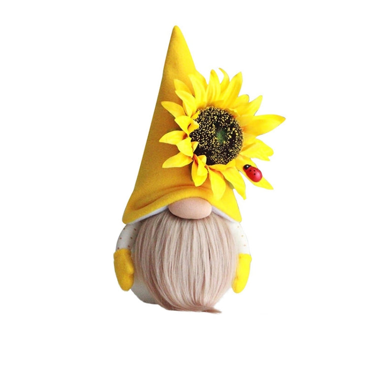 Sunflower Faceless Doll Ornaments — Green