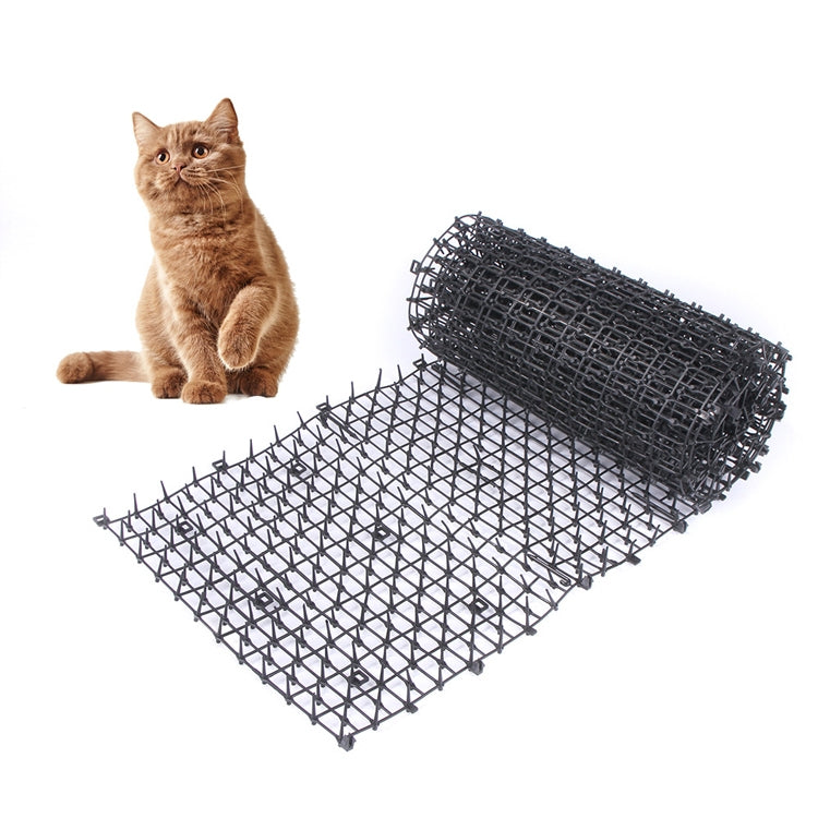 B21307 Garden Flower Anti-Cat Net Plastic Thorn Pad Drive Cat Net — M 200x28cm