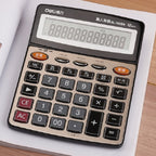 Deli 1559N Live Voice Calculator Multifunctional Office Finance 12-bit Calculator