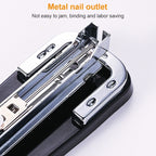 Deli 0414 Stapler Portable Rotatable Stapler 0012 Staple Nail — view 8