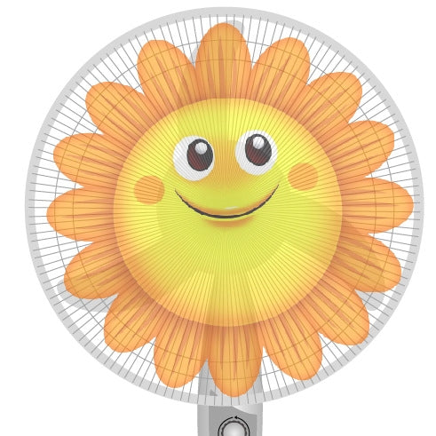 Cartoon Children Safety Electric Fan Cover All-inclusive Mesh Fan Protection Net Anti-pinch Hand Cover — view 12