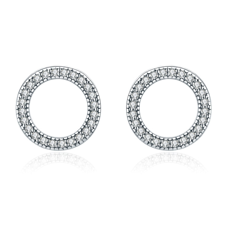 Geometric S925 Sterling Silver Earrings with Gemstone Earrings