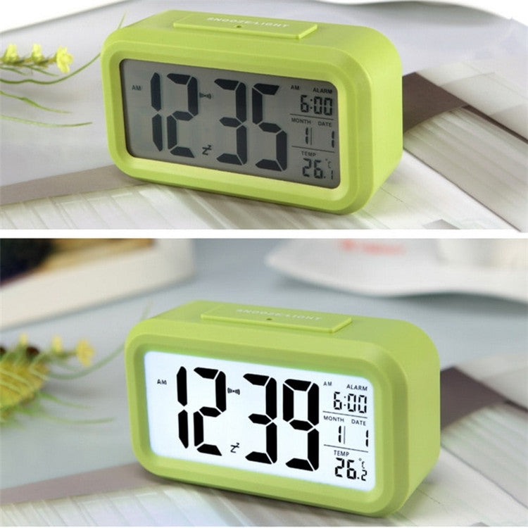 Temperature Type Lazy Snooze Alarm Mute Backlit Electronic Clock