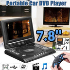 7.8 inch Portable DVD with TV Player, Support SD / MMC Card / Game Function / USB Port