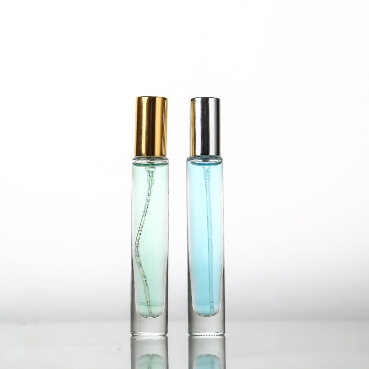 10 PCS Perfume Glass Bottle Transparent Glass Spray Empty Bottle Portable Sub-packing Travel Perfume Bottle