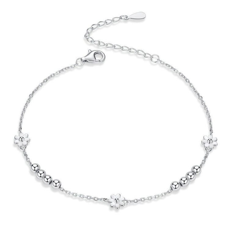 S925 Sterling Silver Daisy Bracelet Plant Shape Bracelet