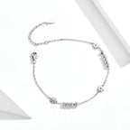 S925 Sterling Silver Daisy Bracelet Plant Shape Bracelet