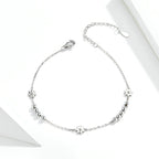 S925 Sterling Silver Daisy Bracelet Plant Shape Bracelet