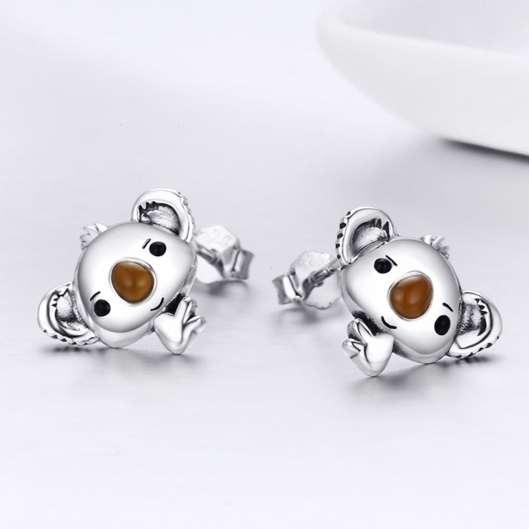 Koala Sterling Silver Ladies Gemstone Earrings — view 3