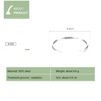 S925 Sterling Silver Bracelet Adjustable Opening Bracelet