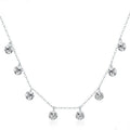 S925 Sterling Silver Platinum Plated Necklace