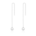Valentine Day Gift Simple S925 Sterling Silver Stud Earrings