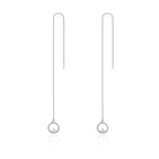 Valentine Day Gift Simple S925 Sterling Silver Stud Earrings
