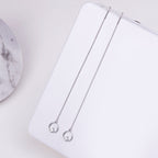 Valentine Day Gift Simple S925 Sterling Silver Stud Earrings — view 3