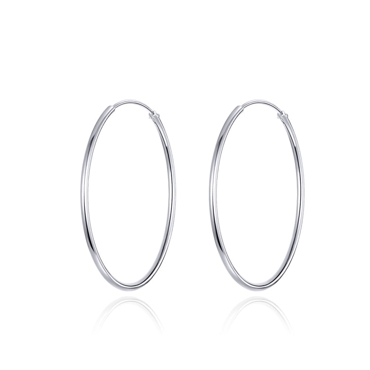 Sterling Silver Stud Earrings Big Earring S925 Silver Earrings Platinum Earrings