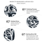 S925 Sterling Silver Accessories Rain Garden Beads