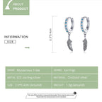 Infinite Love Platinum Plated Earrings S925 Sterling Silver Stud Earrings