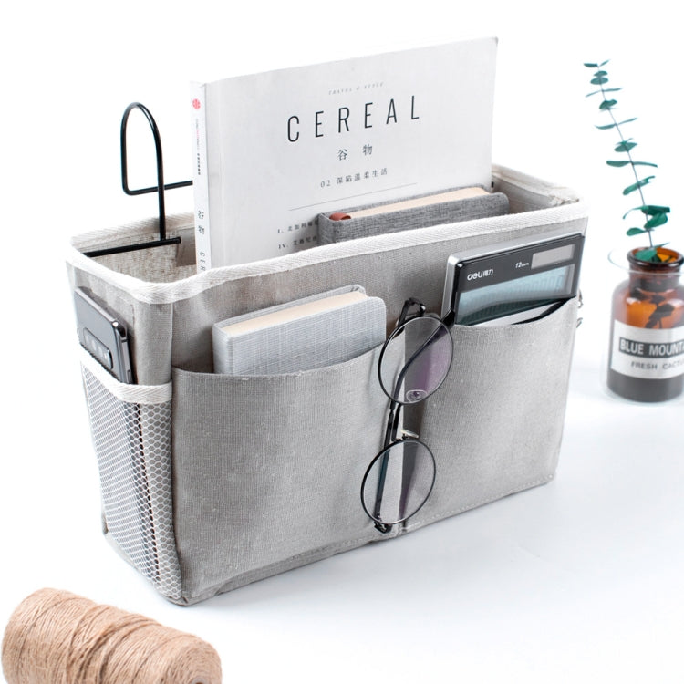 Dormitory Bedside Mobile Phone Storage Bag Hanging Sundries Basket — view 3
