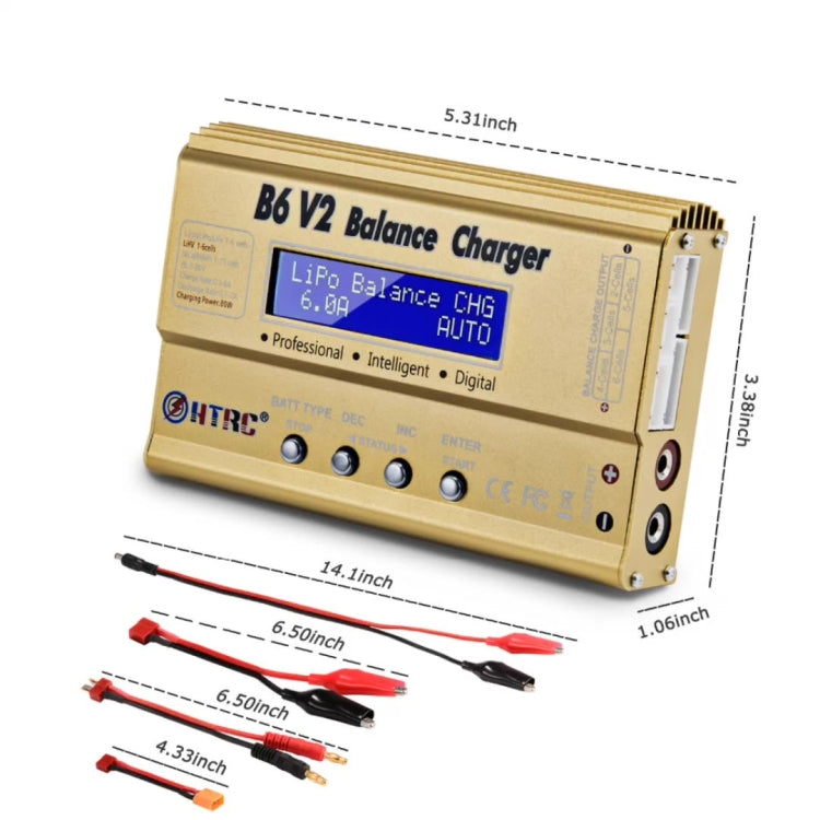 HTRC B6 V2 Model Airplane Charger Smart Balance Charger