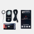 K300 Multifunctional Infrared Detector Hotel Anti-Snooping Camera Detection Travel Compass Anti-lost Device — Black