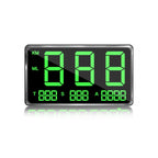 Kingneed C80 4.5inch HUD Car Head-up Display GPS Speed Meter Overspeed Alarm Mileage Altitude Clock