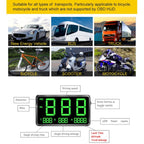 Kingneed C80 4.5inch HUD Car Head-up Display GPS Speed Meter Overspeed Alarm Mileage Altitude Clock