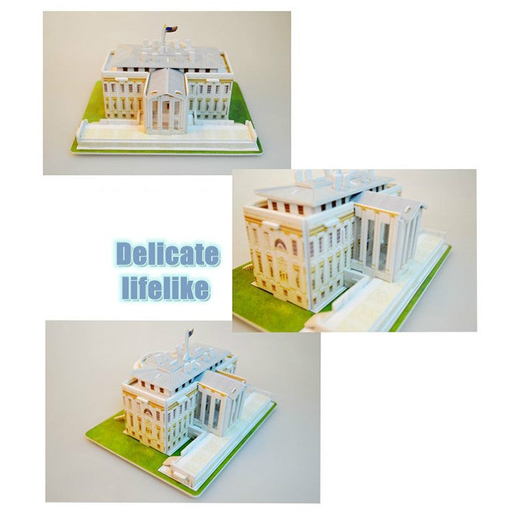 3 PCS 3D Puzzle Mini World Building Model Children Assembling Intellectual Toys — Empire State Building