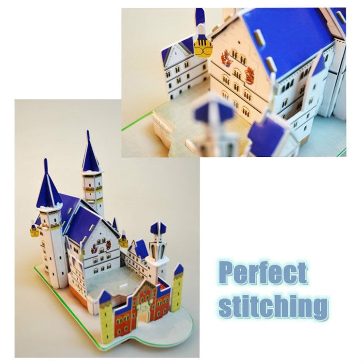 3 PCS 3D Puzzle Mini World Building Model Children Assembling Intellectual Toys — Dutch Windmills