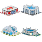4 PCS 3D Puzzle Toy DIY Intellectual Development Jigsaw Puzzle — 1890-B