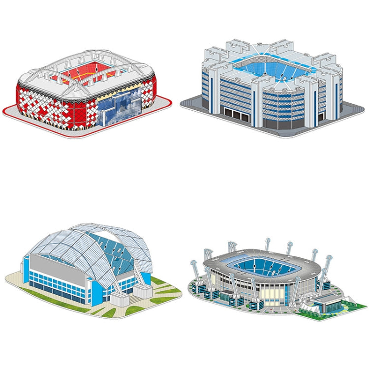 4 PCS 3D Puzzle Toy DIY Intellectual Development Jigsaw Puzzle — 1890-B