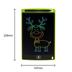 8.5 inch LCD Handwriting Board Children Drawing Graffiti Handwriting Board — Colorful Green