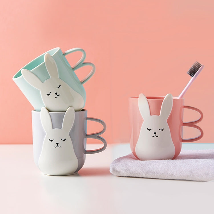 Creative Cute Mouthwash Cup Household Brushing Cup Plastic Children Cup with Handle — view 7