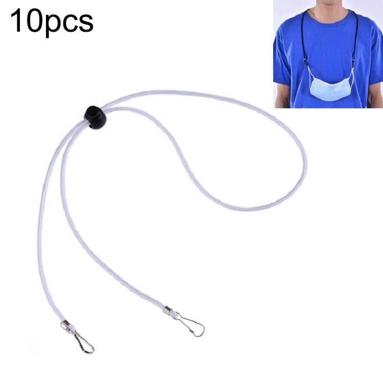 10pcs Mask Anti-lost Adjustable Lanyard and Ear Hook