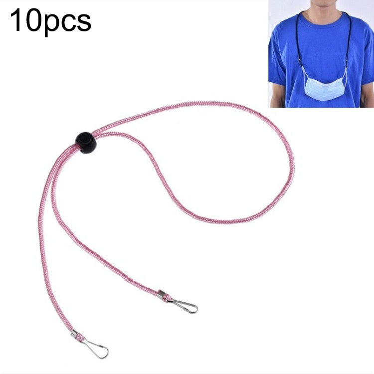 10pcs Mask Anti-lost Adjustable Lanyard and Ear Hook
