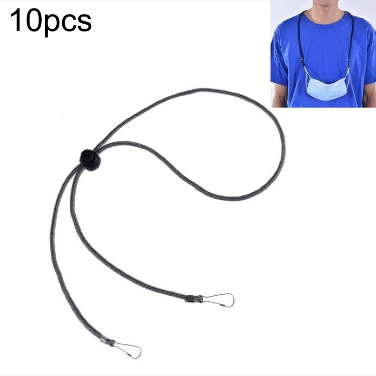 10pcs Mask Anti-lost Adjustable Lanyard and Ear Hook