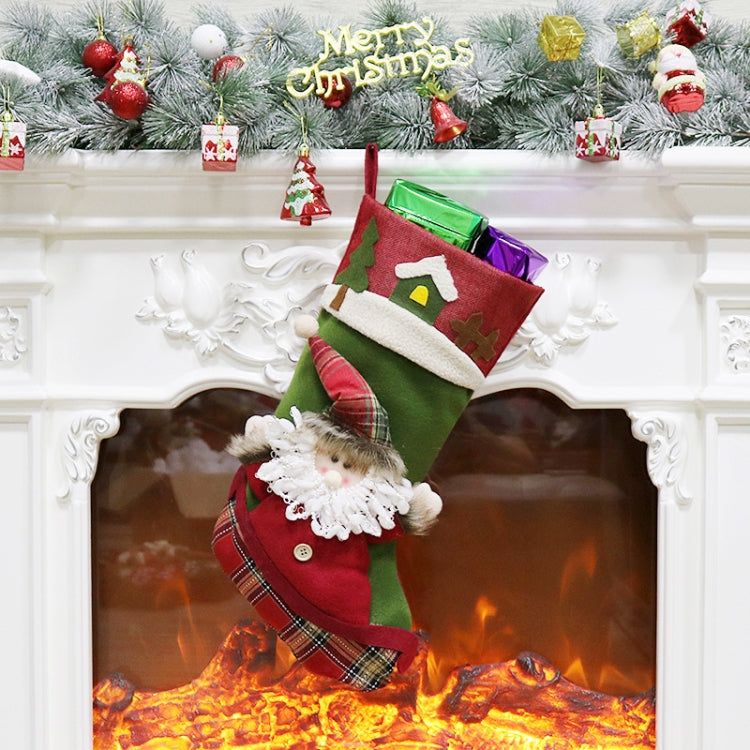 Christmas Socks Gift Bag Christmas Tree Pendant Decoration — Senior