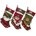 Christmas Socks Gift Bag Christmas Tree Pendant Decoration — Elk