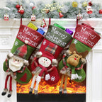 Christmas Decorations Christmas Socks Christmas Tree Pendant Children Gift Candy Bag — view 5