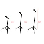 Gravity Self-locking Folding Vertical Pipa Bass Universal Guitar Stand